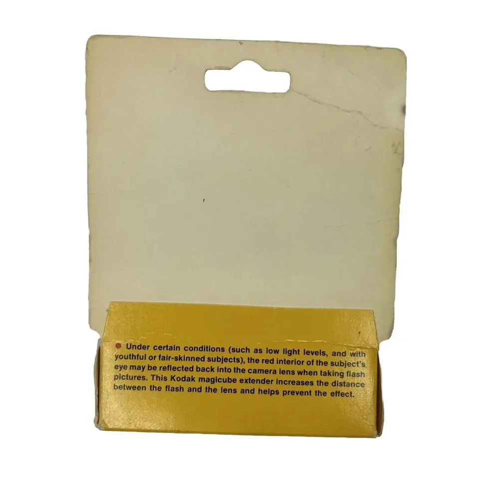 Kodak Magiccube Extender For Cemers Using Type X Vintage